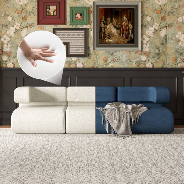 Modulares Sofa KBM Tiefe: 76 cm