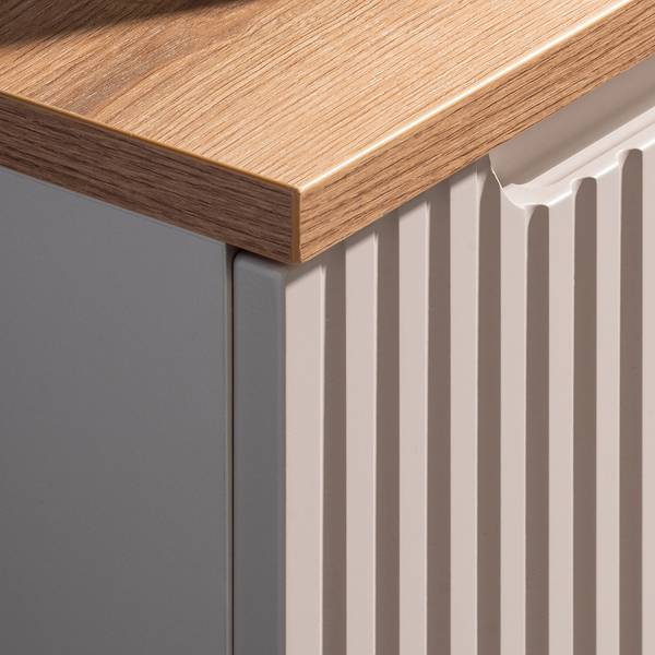 Waschtisch NEWPORT-56-69 Beige - Holzwerkstoff - 60 x 71 x 40 cm