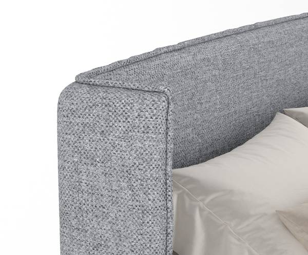 Boxspringbett Freeland Grau - Liegefläche Breite: 200 cm