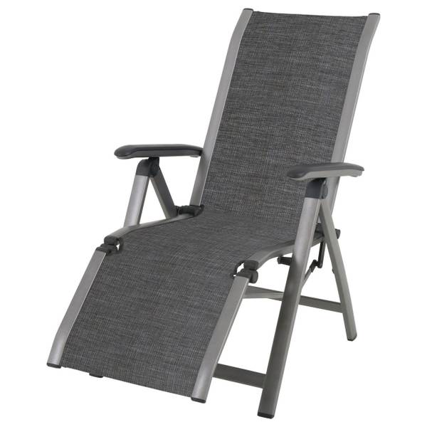 Relaxsessel ELO Grau - Metall - 61 x 108 x 76 cm