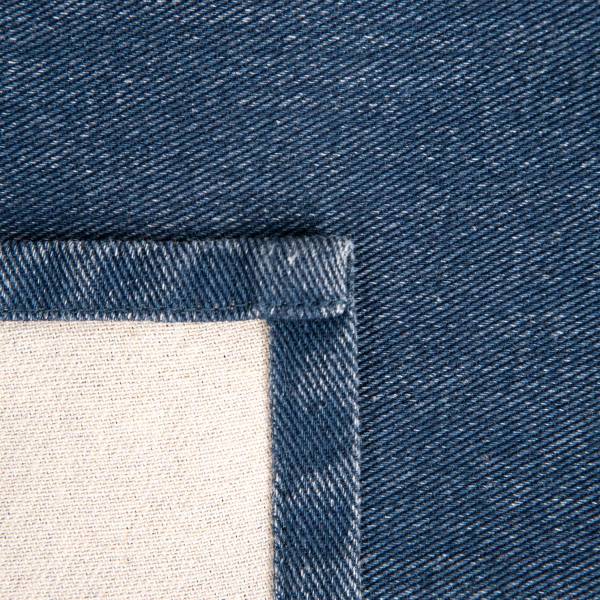 Küchenschürze NASH Blau - Textil - 60 x 1 x 80 cm