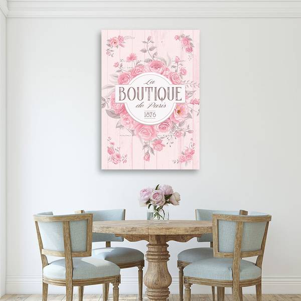 Kunstdruck Shabby Chic 60 x 90 cm