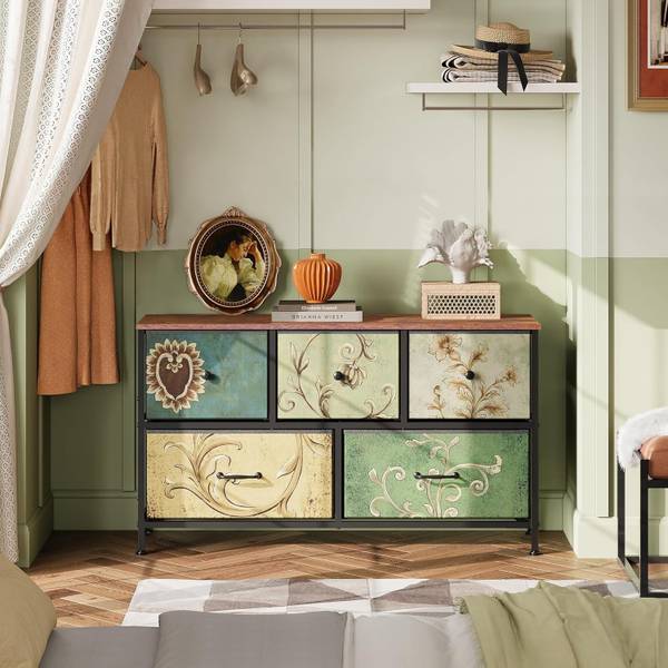 Sideboard Kommode RETR59 Grün - Metall - 30 x 55 x 100 cm