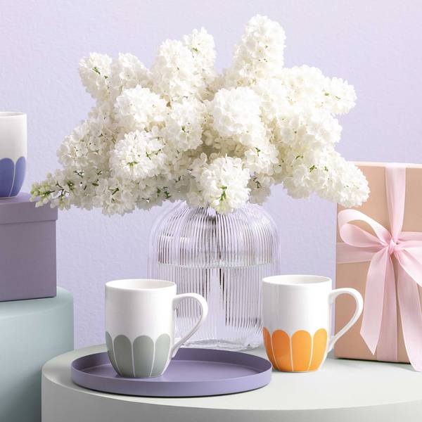 Henkelbecher Fleur Couleur Gelb - Anzahl Teile im Set: 1