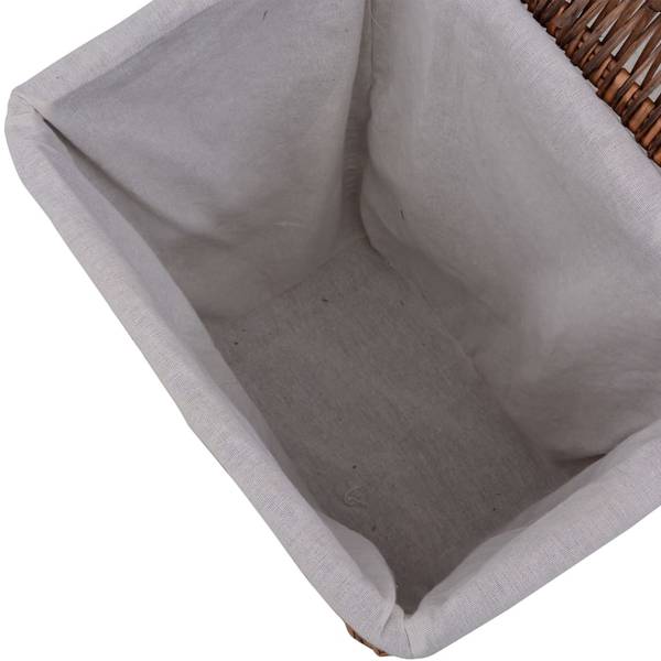 Wäschekorb 3002169 Braun - Naturfaser - 43 x 58 x 43 cm