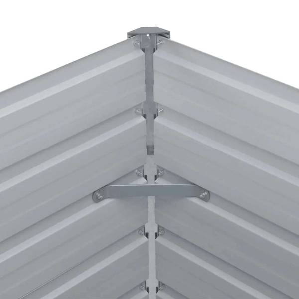 Plantenbak 3011435-3 groen - staal - 80 x 77 x 160 cm