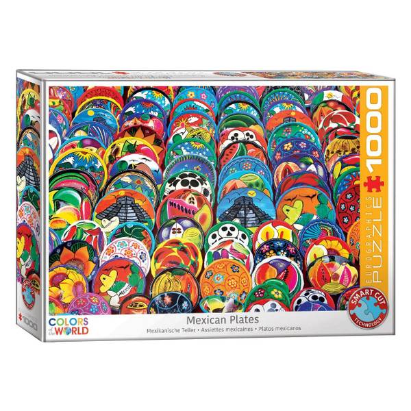 Puzzle Mexikanische Keramikteller Papier - 26 x 6 x 36 cm