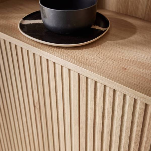 Bücherregal Braga Beige - Holz teilmassiv - 80 x 170 x 29 cm