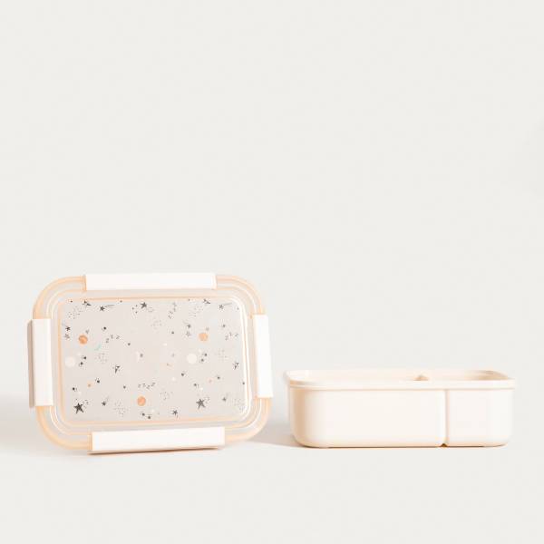 Lunchbox SPACEKID Weiß - Kunststoff - 17 x 8 x 23 cm