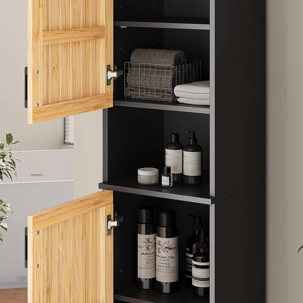 Badmöbel-Set Vayra 56197 Braun - Stahl - 60 x 66 x 33 cm