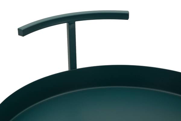 Serveerwagen Saturno groen - metaal - 50 x 61 x 40 cm