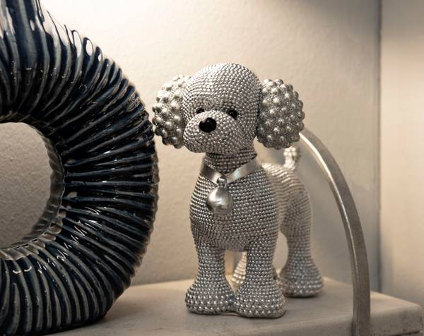 Sculpture Barboncino Sparky Hauteur : 15 cm