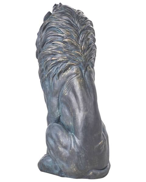Gartenfigur DAKAR Braun - Metall - 40 x 94 x 45 cm