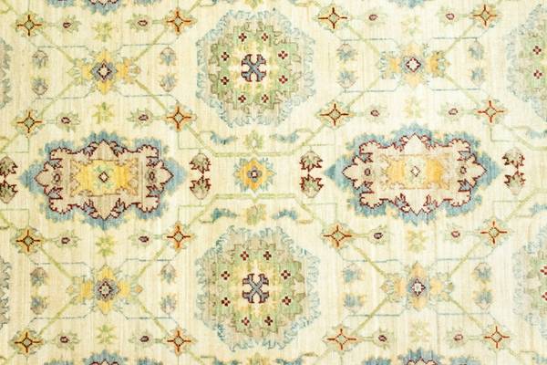 Orientteppich Oriental Beige - Wolle - 204 x 1 x 296 cm