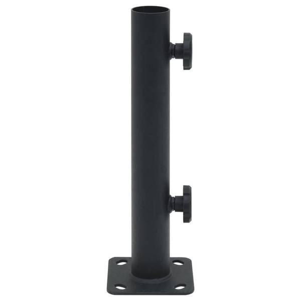 Sonnenschirmständer 3033809 Schwarz - Stahl - 9 x 30 x 9 cm