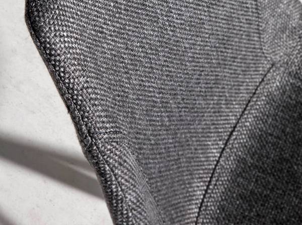 Stuhl 4071 Schwarz - Grau - Mischgewebe - Strukturstoff - 54 x 82 x 58 cm