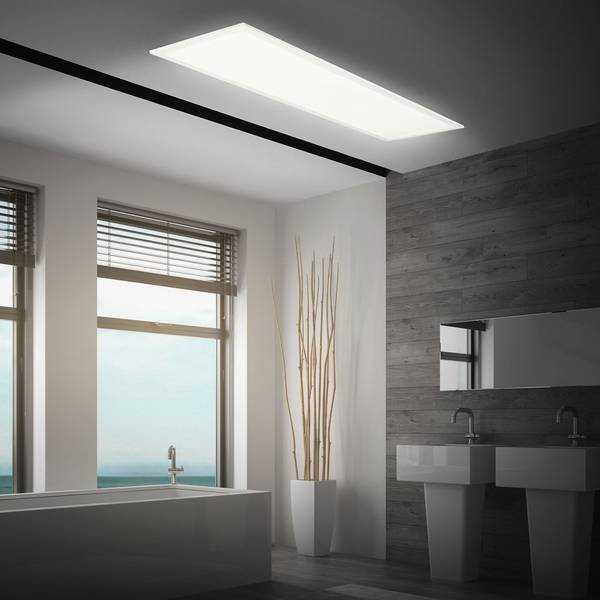 LED Deckenleuchte 7667016 Weiß - ABS - 25 x 6 x 100 cm