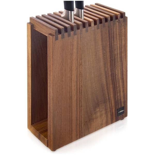 Messerblock 154313 Braun - Massivholz - 9 x 24 x 18 cm