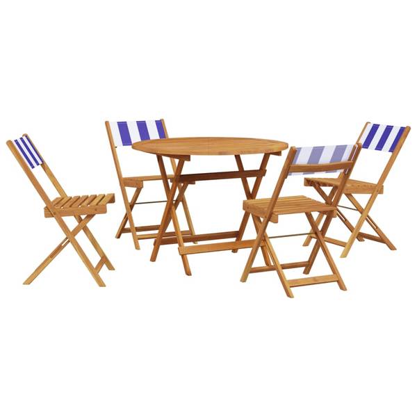 Garten-Essgruppe 3038330-3 (5-teilig) Blau - Weiß