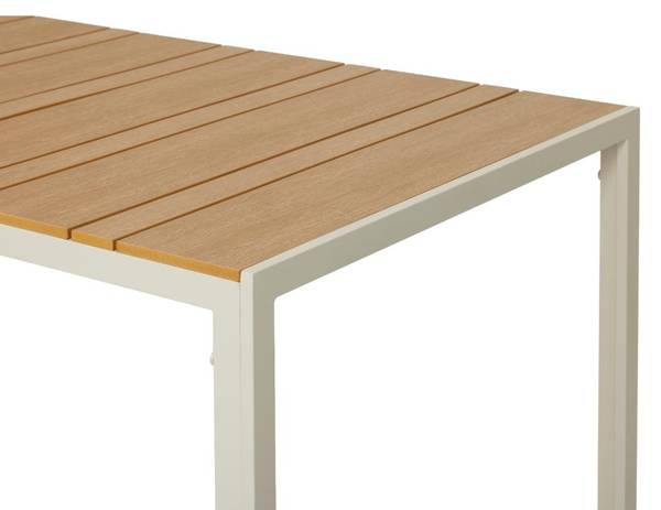 Gartentisch Noah Braun - Stahl - 150 x 74 x 90 cm