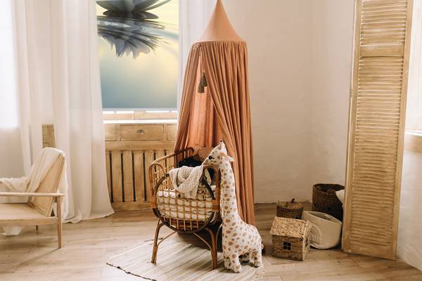 Innenrollo Seerosen 50 x 50 cm