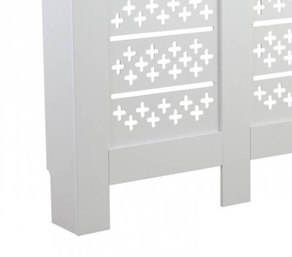 Radiatorgehäuse JUNZNQ08A-WIT Weiß - Holzwerkstoff - Holz teilmassiv - 112 x 82 x 19 cm