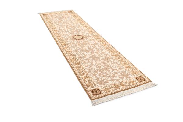 Tapis de passage Darya CCCXCVI Marron - Laine - 81 x 1 x 302 cm