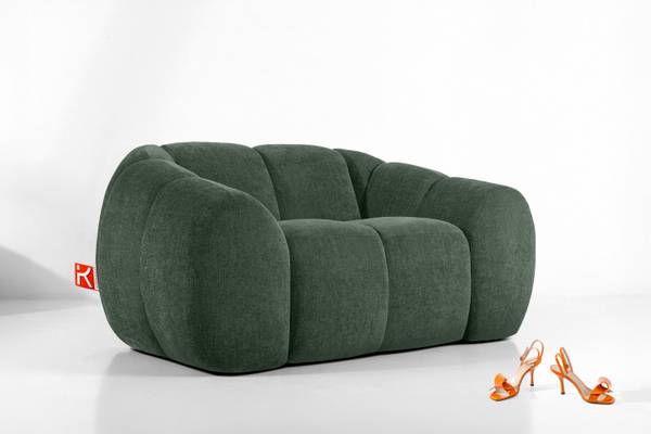 Fauteuil FLAVA donkergroen