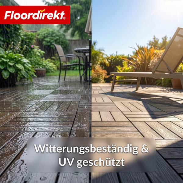 Terrassenfliese Noble 3D Braun