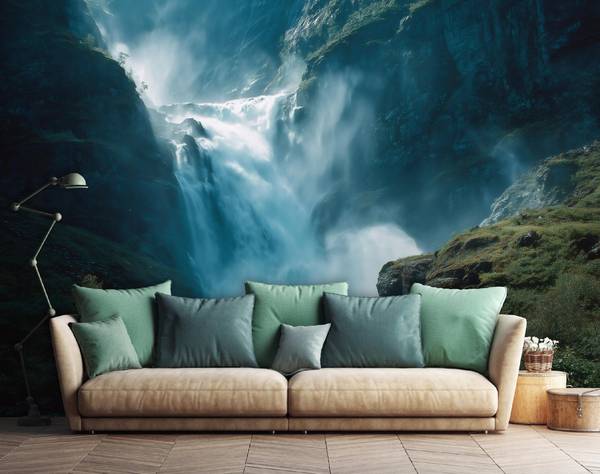 Fotobehang waterval natuur 16286VX 300 x 210 cm