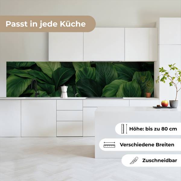 KÜCHENRÜCKWAND Blätter 250 x 60 cm