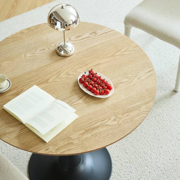 Esstisch SALLA Braun - Massivholz - 90 x 75 x 90 cm