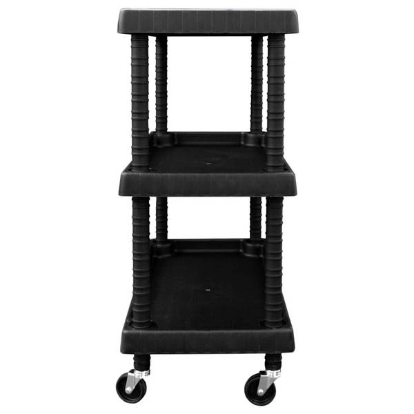 Werkzeugwagen 151828 Schwarz - Polyethylen - 75 x 92 x 37 cm