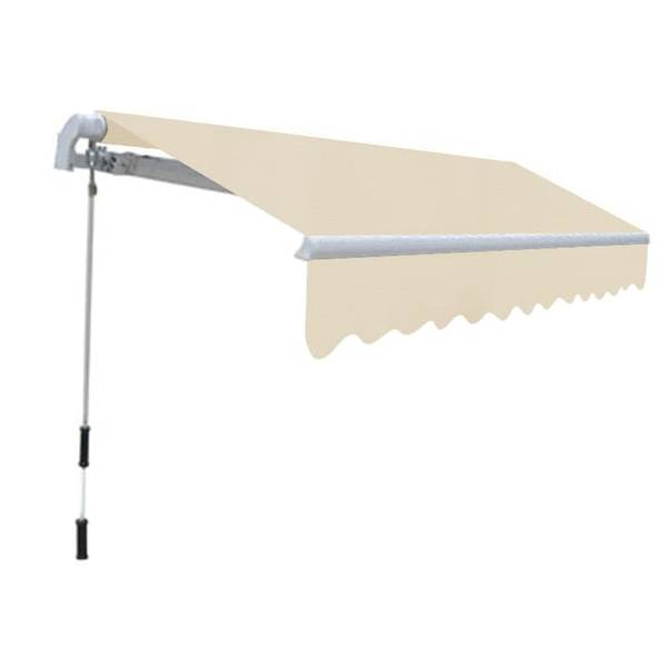 Markise 3003628-1 Weiß - Polyester - Aluminium - 300 x 1 x 250 cm