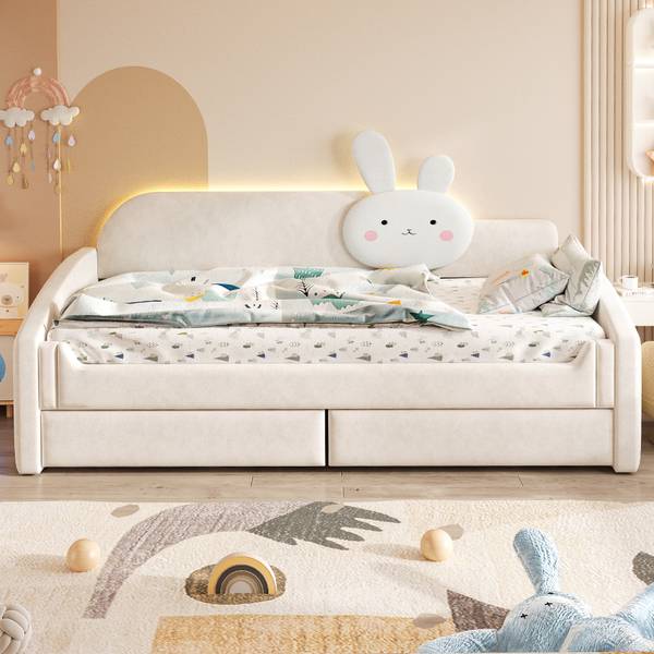 Kindersofa-Bett Metis Ⅱ Beige