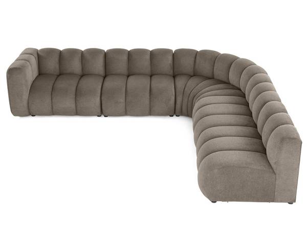 Ecksofa DEBBIE Taupe