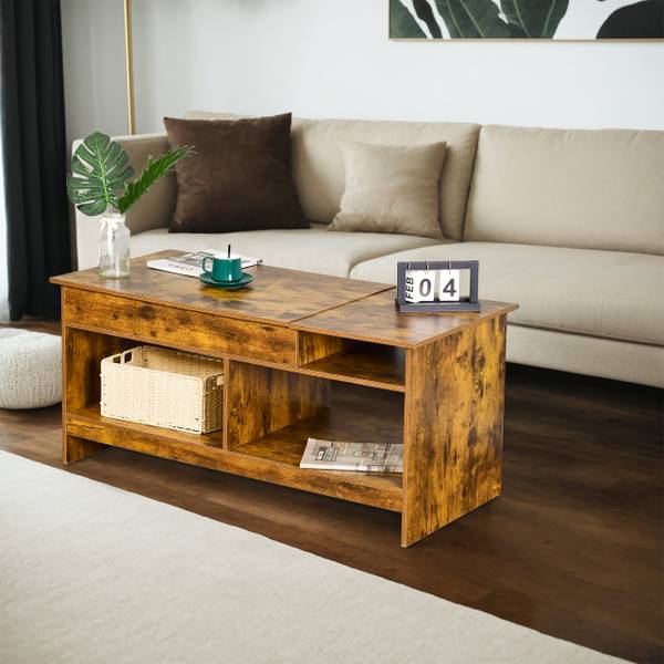 Table basse pliable Noir