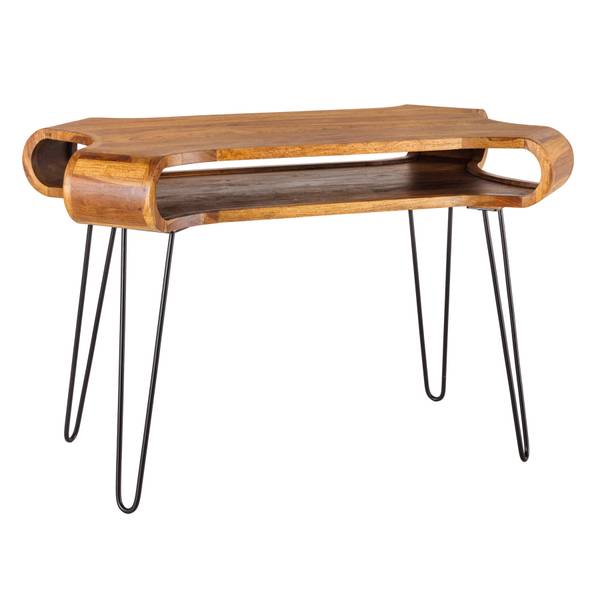 Schreibtisch ORGANIC LIVING Braun - Sheesham - 120 x 79 x 70 cm