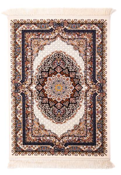 Orientteppich Erfan Beige - Naturfaser - 100 x 1 x 150 cm