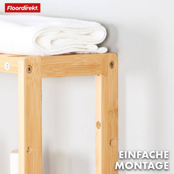 Wandregal Wyoming Braun - Holzwerkstoff - 60 x 54 x 15 cm