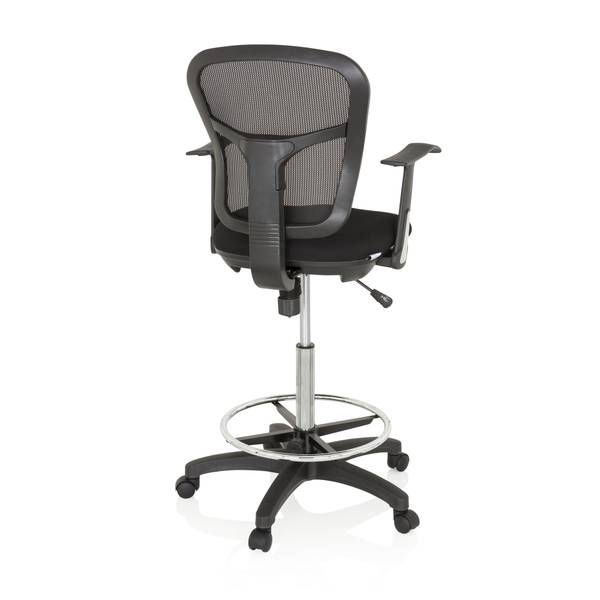 Counterstuhl TOP WORK 108 Schwarz - Polyester - 62 x 137 x 55 cm