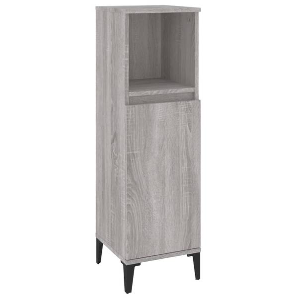 Badmöbel 3029319_de 3er Set Grau