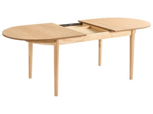 Ausziehbarer Tisch LARTO Braun - Holzwerkstoff - 90 x 76 x 180 cm