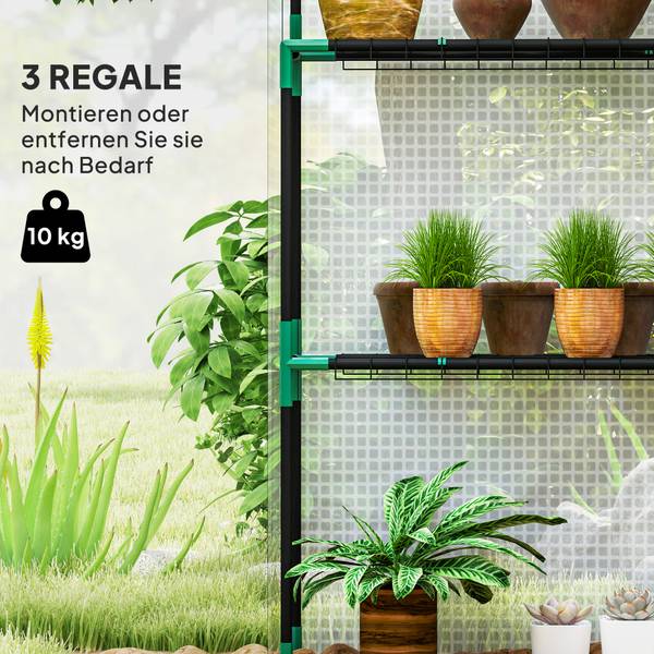 Gewächshaus BB4578 Weiß