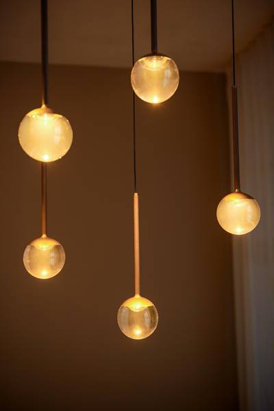 Pendelleuchten CALINA Braun - Metall - Kunststoff - 35 x 170 x 144 cm