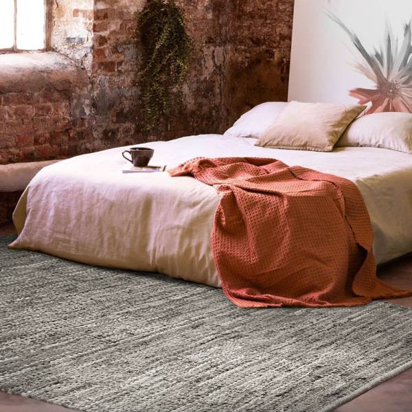 Teppich SKIN Braun - Textil - 190 x 1 x 290 cm