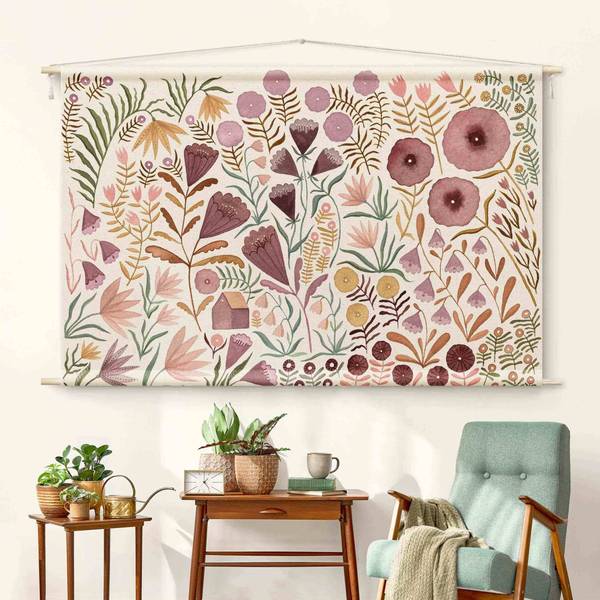 Wandteppich Voglhuber Blumenmeer 145 x 95 cm