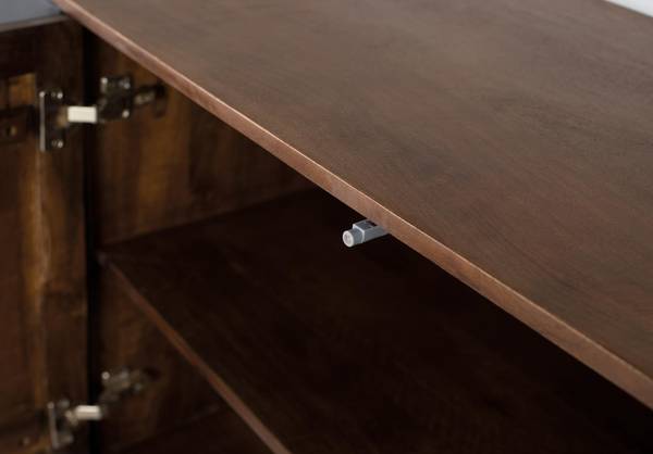 Sideboard 1978 Braun - Massivholz - 180 x 80 x 46 cm
