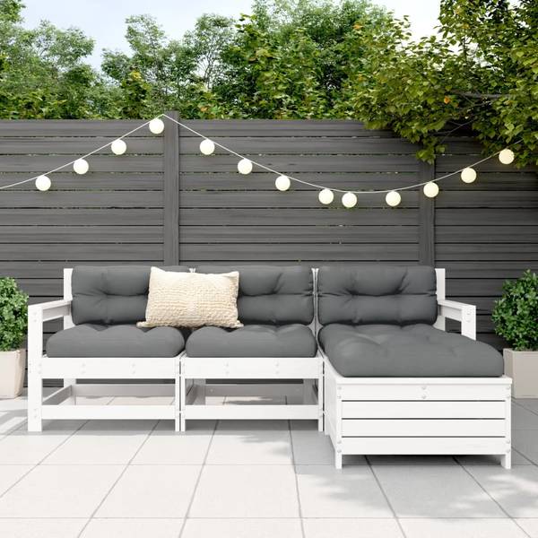 Salon de jardin 3035305 (lot de 4) Marron - Pin - 66 x 70 x 62 cm