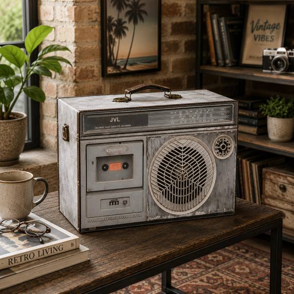 Aufbewahrungsbox GUGU26 Grau - Holzwerkstoff - 16 x 32 x 44 cm